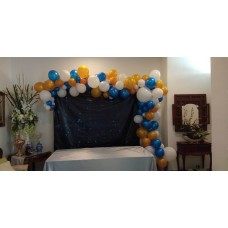 Cake table organic arch